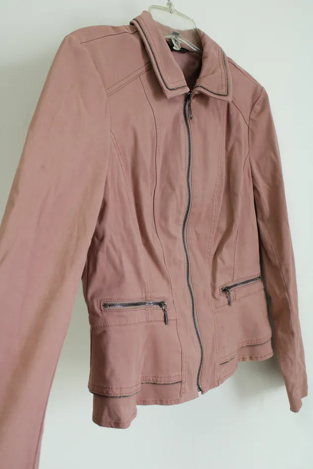 White House Black Market Dusty Pink Jacket 8 White House Black Market Rings