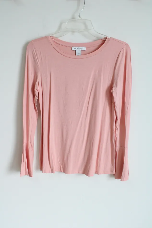 White House Black Market Light Pink Flare Sleeve Top XS White House Black Market Necklaces White House Black Market Light Pink Flare Sleeve Top XS White House Black Market Necklaces