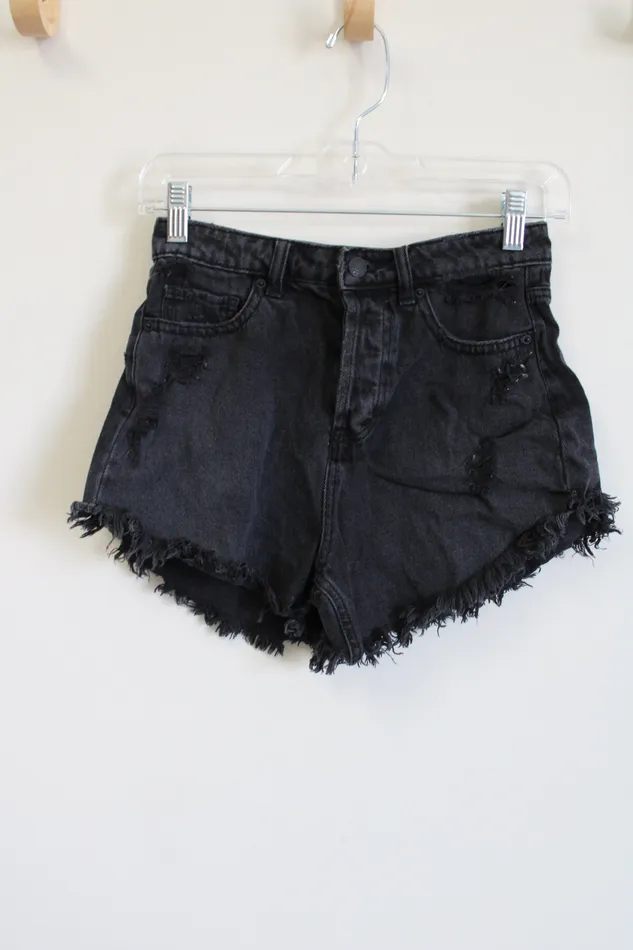 Wild Fable Black Distressed High Waisted Shorts 0 Wild Fable Rings