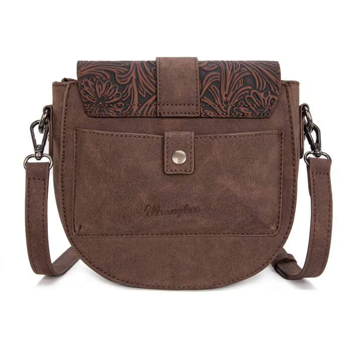 Wrangler Western Tooled Saddle Bag Crossbody Coffee MONTANA WEST Earrings